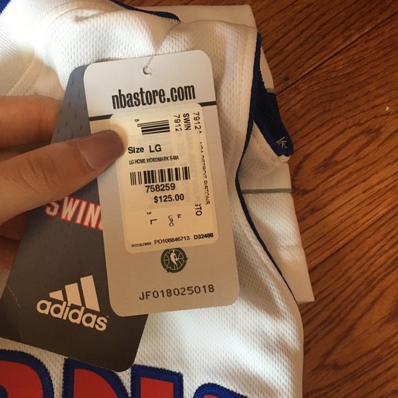 Detroit Pistons basketball blank jersey - Picture 3 of 3